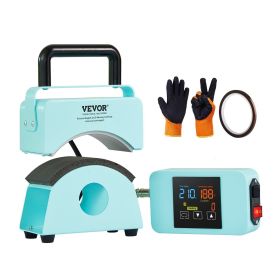 VEVOR Hat Press Machine Mini Hat Heat Press for Caps 5.9x3.15 inch Plate Green