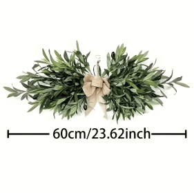 2 Biomimetic Olive Leaves With Fruits (Option: 2Pcs)