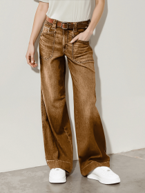 Women's high Rise Jeans Wide Leg Baggy Stretchy Y2K Boyfriend Trendy Casual Comfort Lounge Denim Pants with Pockets (size: XXL)