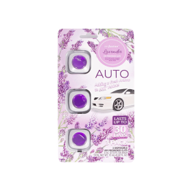 3 Pack Car Air Fresheners - Long Lasting Vent Clips For Men & Women, 3 Pack Up To 90 Days Fits All Car Refresher Odor Eliminator (Air Fresheners: Lavender)