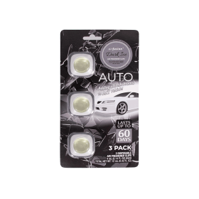 3 Pack Car Air Fresheners - Long Lasting Vent Clips For Men & Women, 3 Pack Up To 90 Days Fits All Car Refresher Odor Eliminator (Air Fresheners: Black ice)